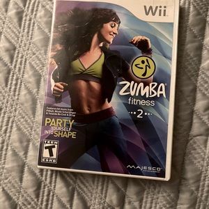 Nintendo Wii Zumba fitness two